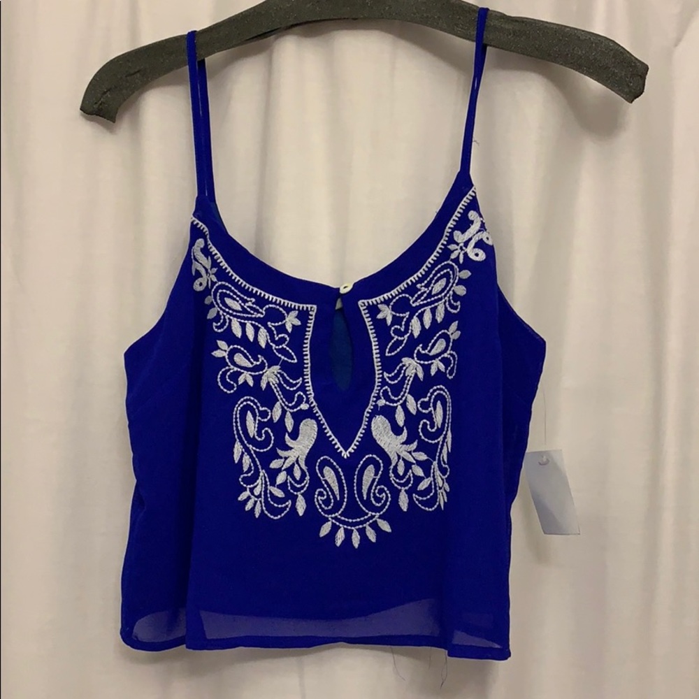 Royal blue tank top